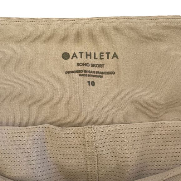 Athleta Tan Mini Skirt - Picture 4 of 7
